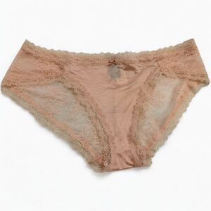VICTORIA’S SECRET SHEER LACE HIPSTER – SIZE L